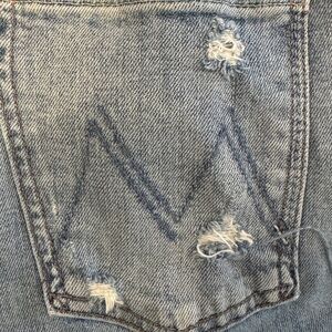 MOTHER Light Blue Straight Leg Jeans